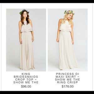 Bridesmaids dress! Color- Show Me The Ring Crisp